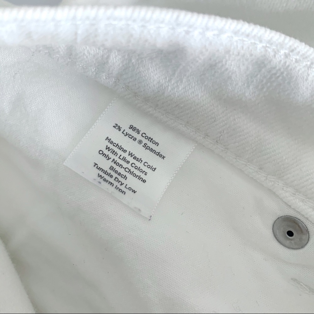 Talbots White Bootcut Jeans NWOT Size 6 - Picture 7 of 8